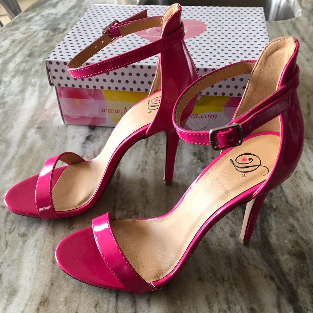MY DELICIOUS SHOE Fuchsia Patent Leather Stiletto
